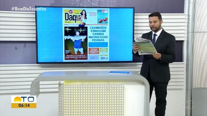 Acidente na BR-153 é destaque no Jornal Daqui