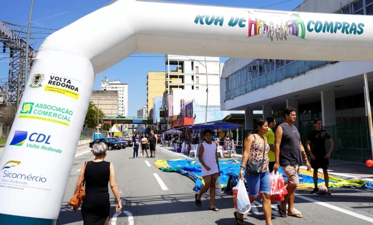 Avenida Amaral Peixoto recebe edição da Rua de Compras no domingo (12), em Volta Redonda