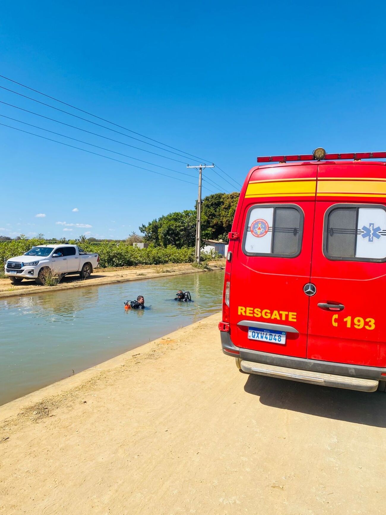 Homem é encontrado morto em Jaíba após seus pertences serem achados às margens de canal de irrigação