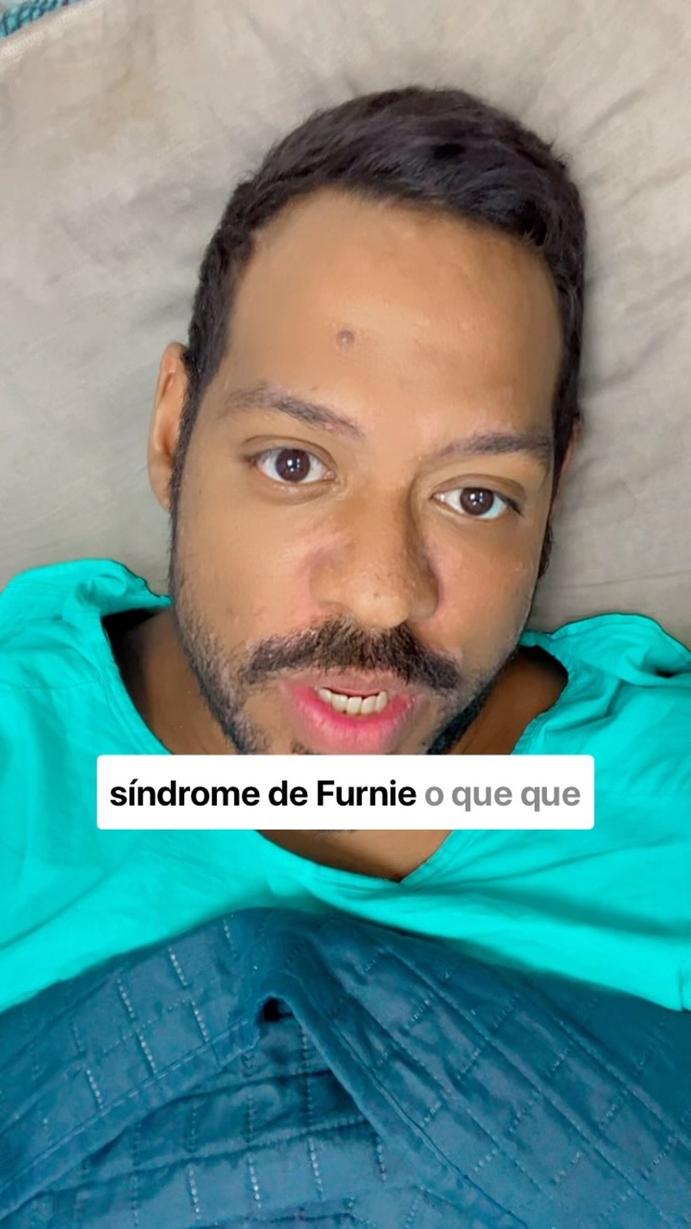 Em março, Leandro contou para os fãs que estava tratando a doença — Foto: Reprodução