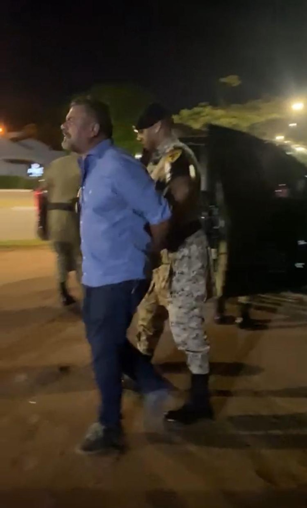 Sargento Aragão xingou policiais ao ser abordado — Foto: Divulgação