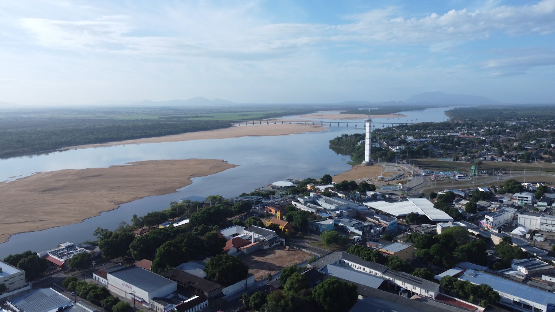 Principal rio de RR, Rio Branco seca 29 centímetros em um mês e estado enfrenta crise hídrica