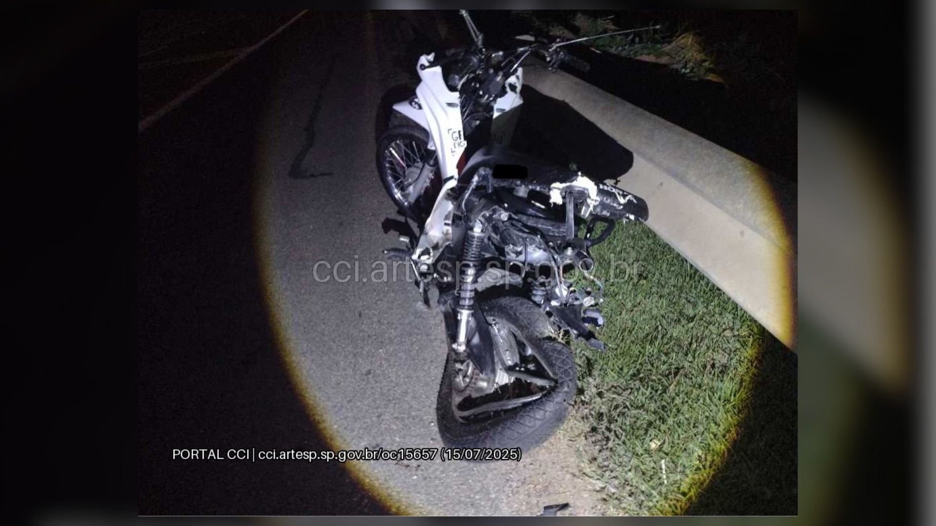 Motociclista morre após ser atingido por carro na Rodovia Marechal Rondon em Cabreúva