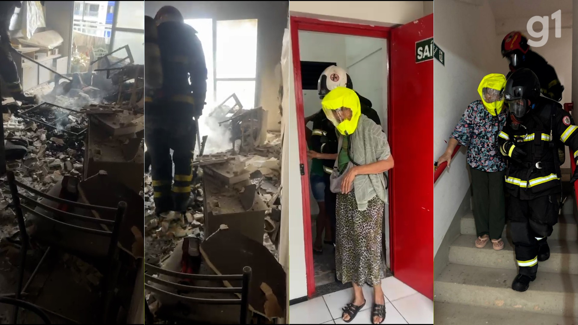 VÍDEO: Incêndio atinge apartamento em condomínio no Calhau, em São Luís