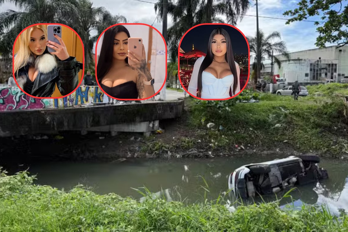 Veja quem são as três jovens que morreram após carro de luxo cair em canal; motorista foi preso