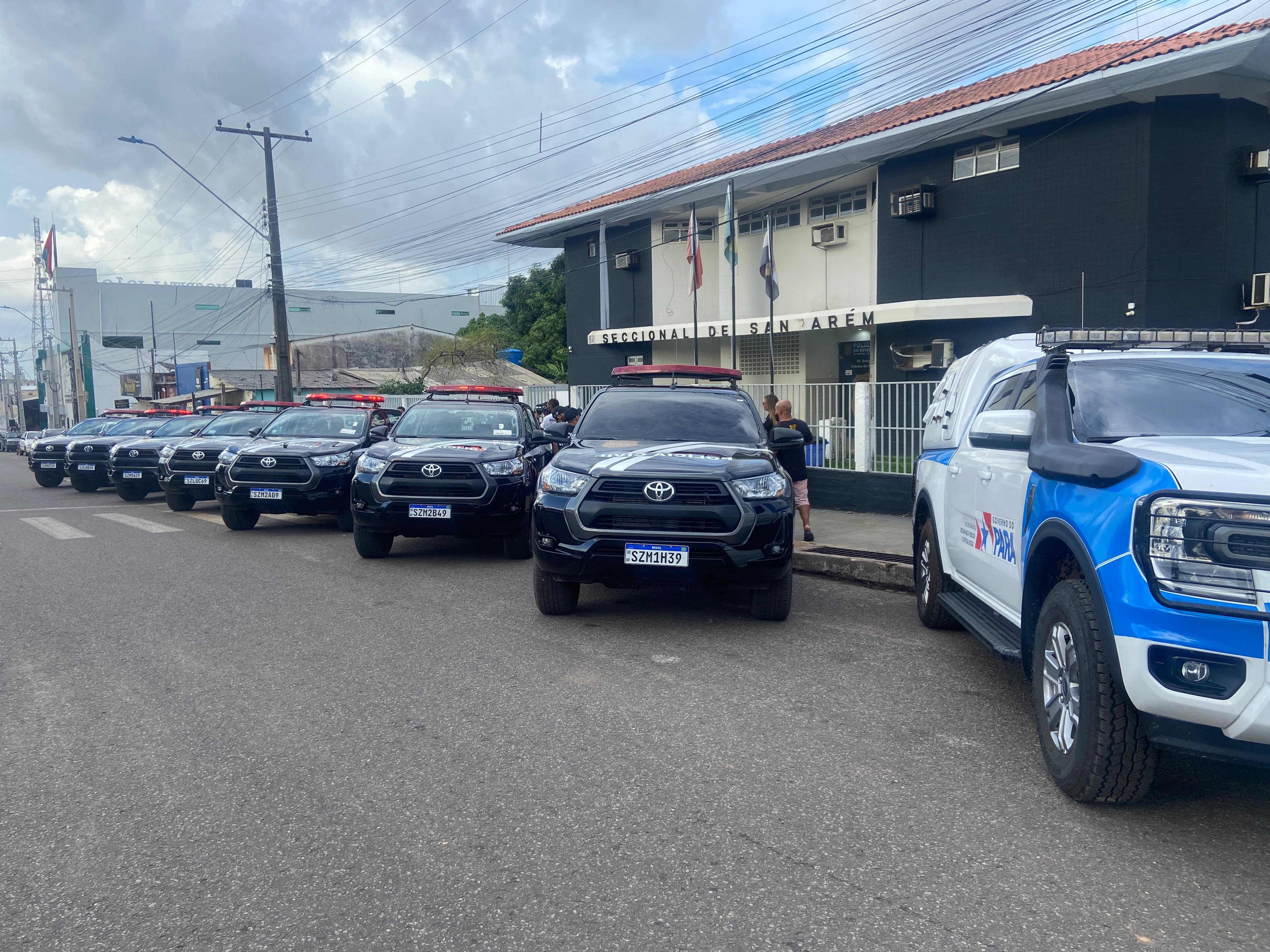 Polícia Civil do Baixo Amazonas recebe reforço com entrega de 8 novas viaturas