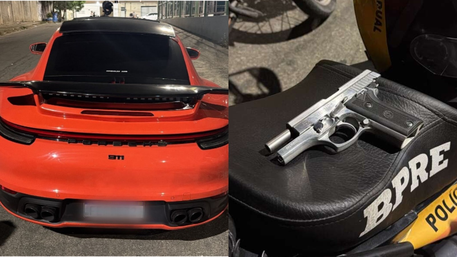 Polícia prende motorista de Porsche flagrado com arma de fogo durante abordagem em Fortaleza