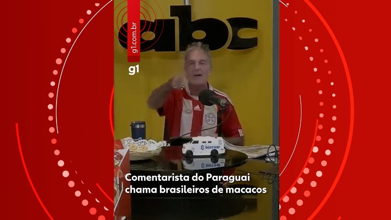 Comentarista do Paraguai chama brasileiros de macacos após derrota da seleção contra Argentina e xinga Leila Pereira, presidente do Palmeiras