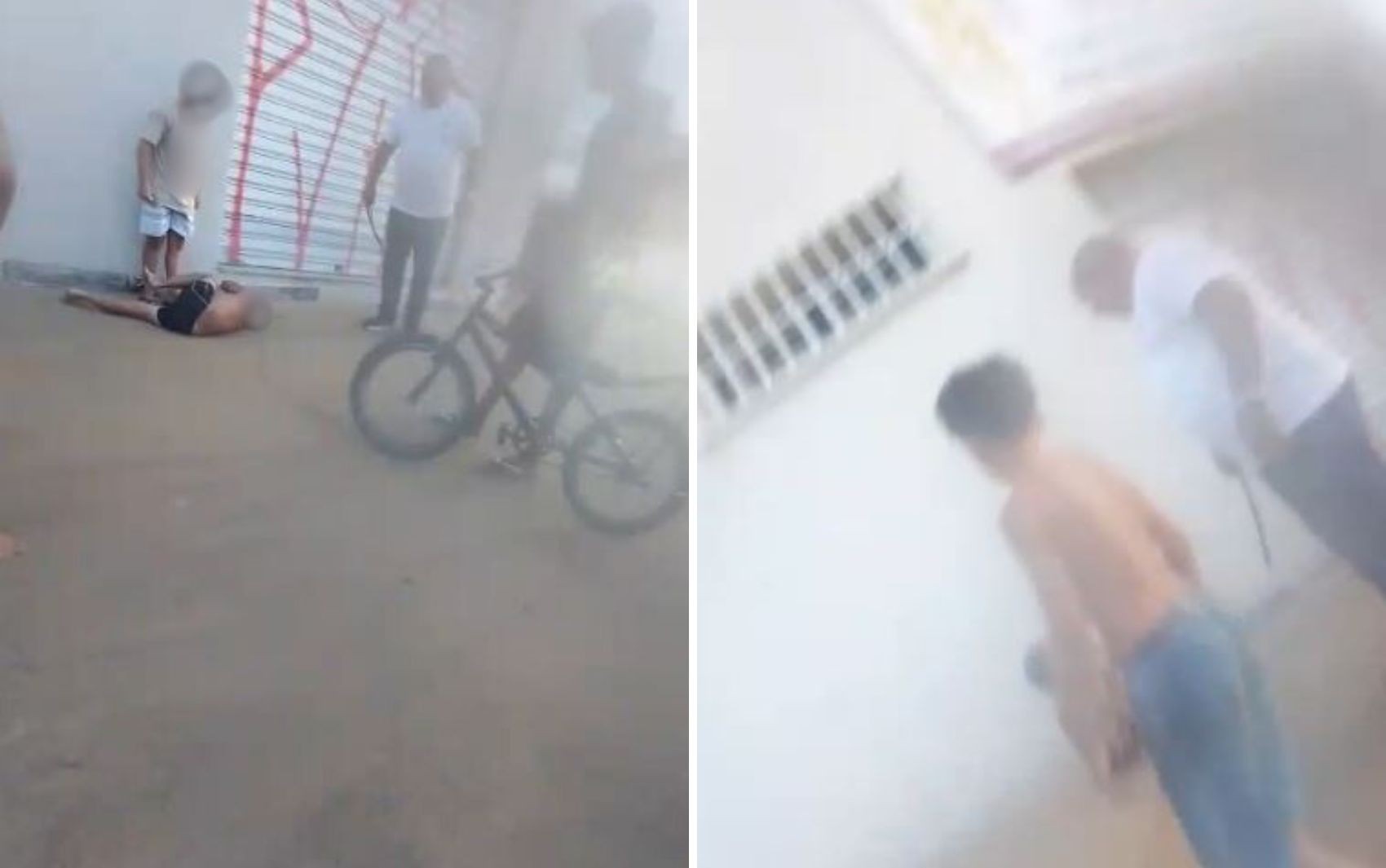 Vídeo mostra homem incentivando menino a agredir outra criança em Franca, SP