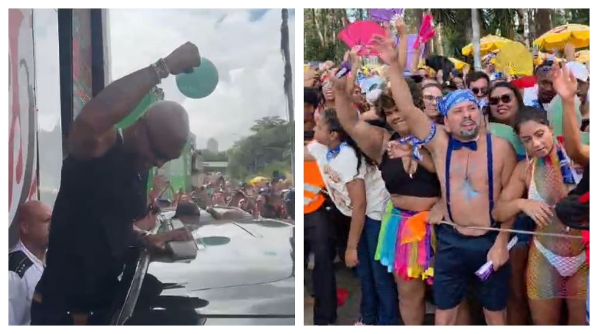 Léo Santana: bloco 'Vem com o Gigante' arrasta multidão ao Ibirapuera em SP neste domingo de pós-carnaval