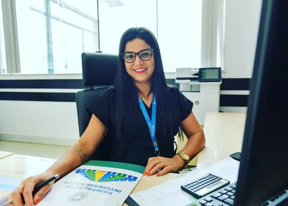 Viviane Carvalho (PMN) foi subsecretaria de infraestrutura da Secretaria de Educação de São Gonçalo — Foto: Reprodução redes sociais