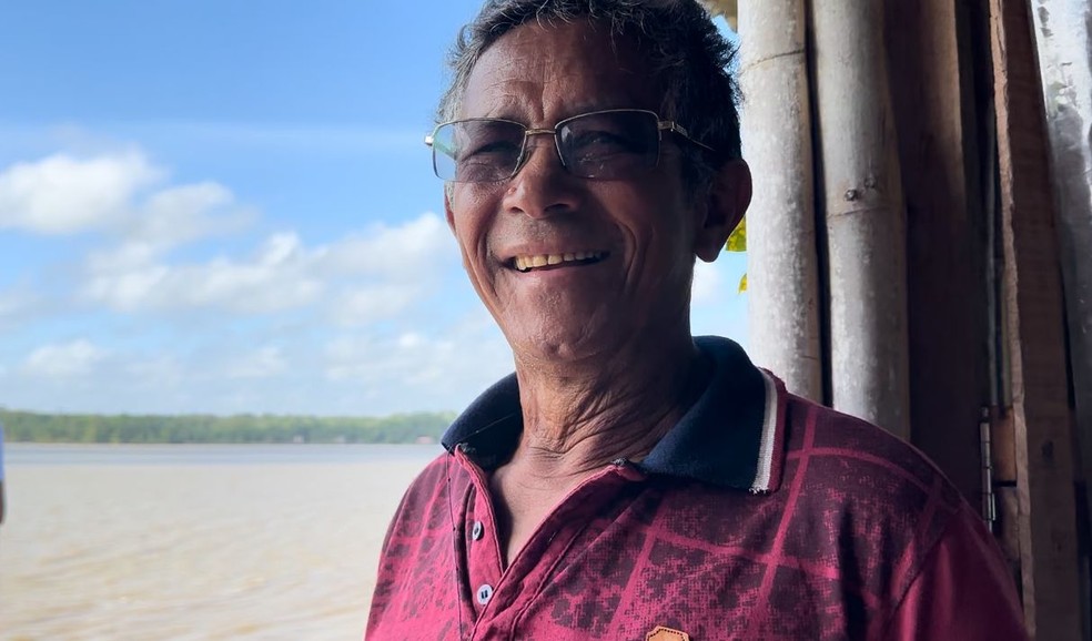 Antonio Maria Soares, instrutor ambiental no Pará — Foto: Paloma Rodrigues/TV Globo