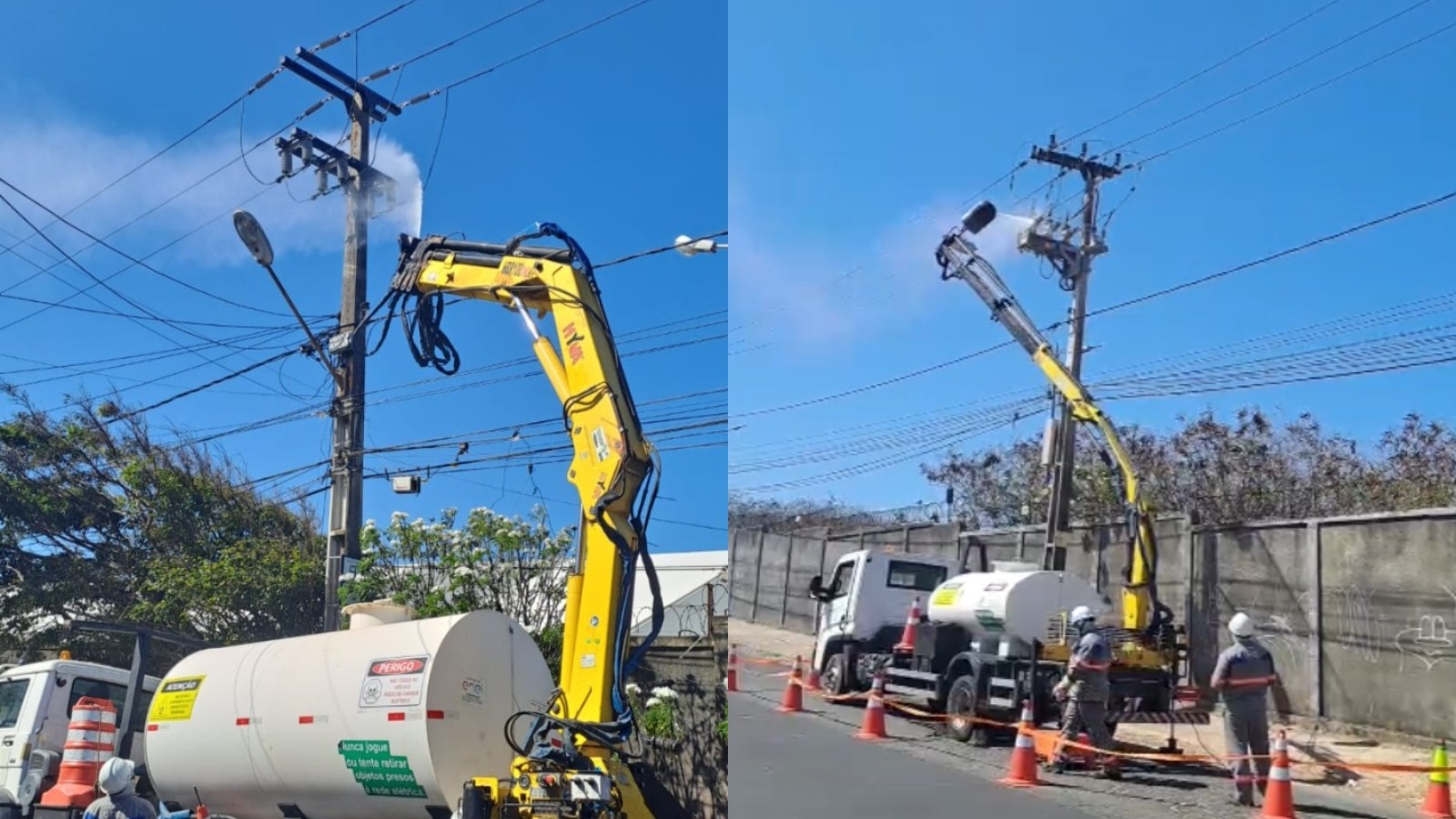 Você sabia que fios elétricos são lavados? Entenda como funciona técnica que previne problemas na rede de energia