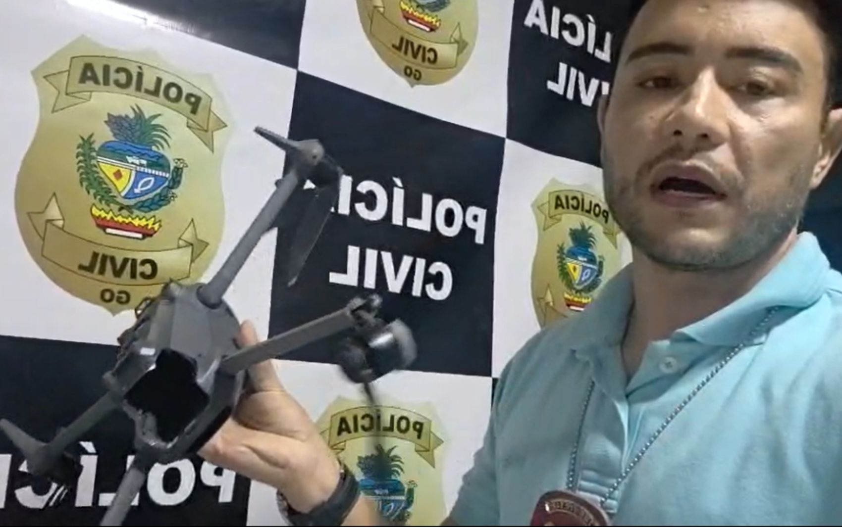 Delegado nega que tenha monitorado com drone advogada que reclamou nas redes sociais sobre arquivamento de BO; vídeo