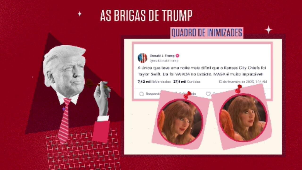 Primeiro presidente a participar do Super Bowl, Trump usa jogo de palco político para indireta; entenda estratégia