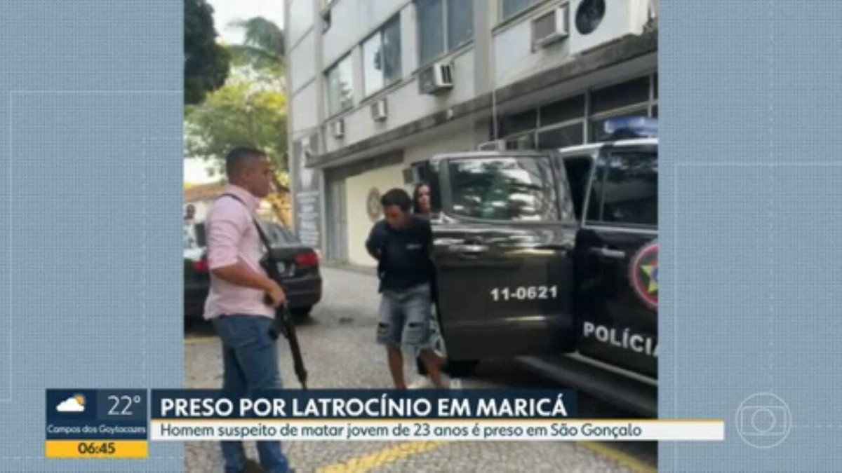 Homem é preso por latrocínio em São Gonçalo; irmãos não pararam moto e foram baleados por criminoso