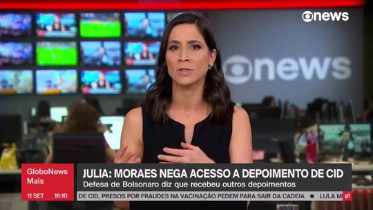 Moraes nega acesso ao depoimento de Mauro Cid para a defesa de Bolsonaro - Programa: GloboNews Mais 