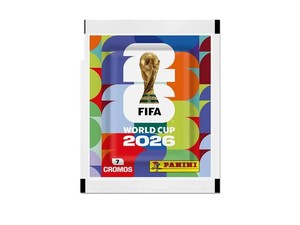 Envelope de figurinhas 7 Unidades Copa do Mundo 2026 Panini