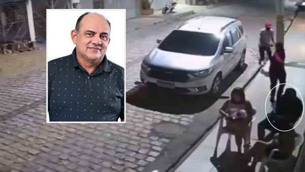 Vereador Marcos Aurélio de Araújo (PP), de 57 anos, foi morto a tiros em frente de casa em Tabuleiro do Norte. — Foto: Reprodução