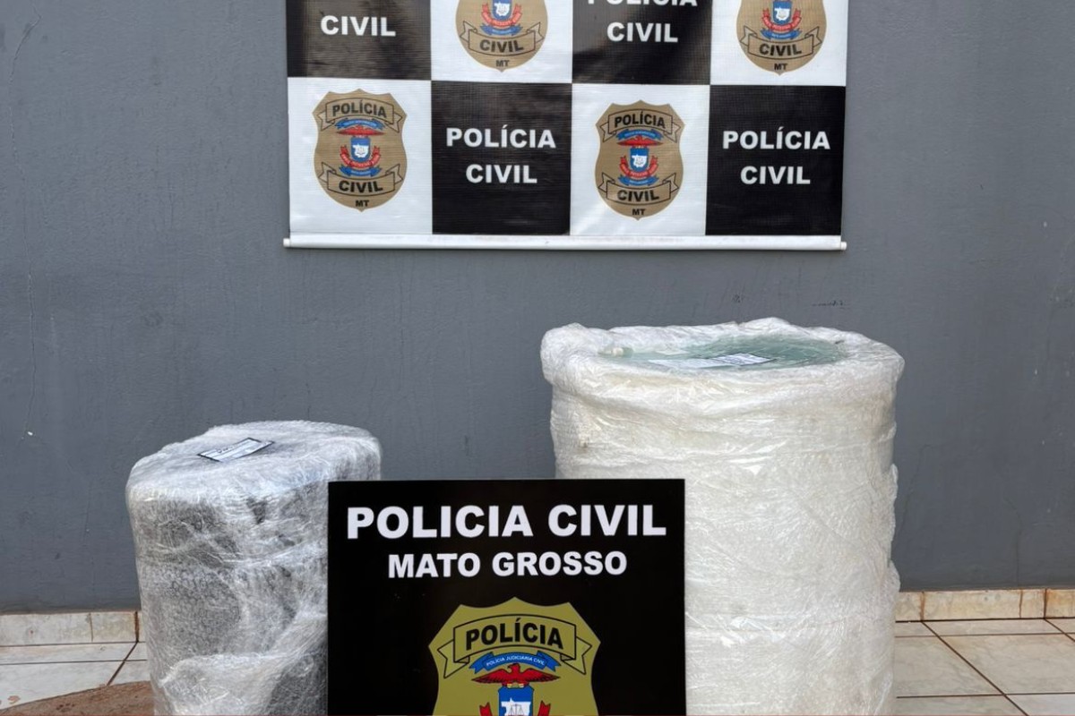 Duas pessoas são presas com cocaína escondida em máquina de lavar em MT
