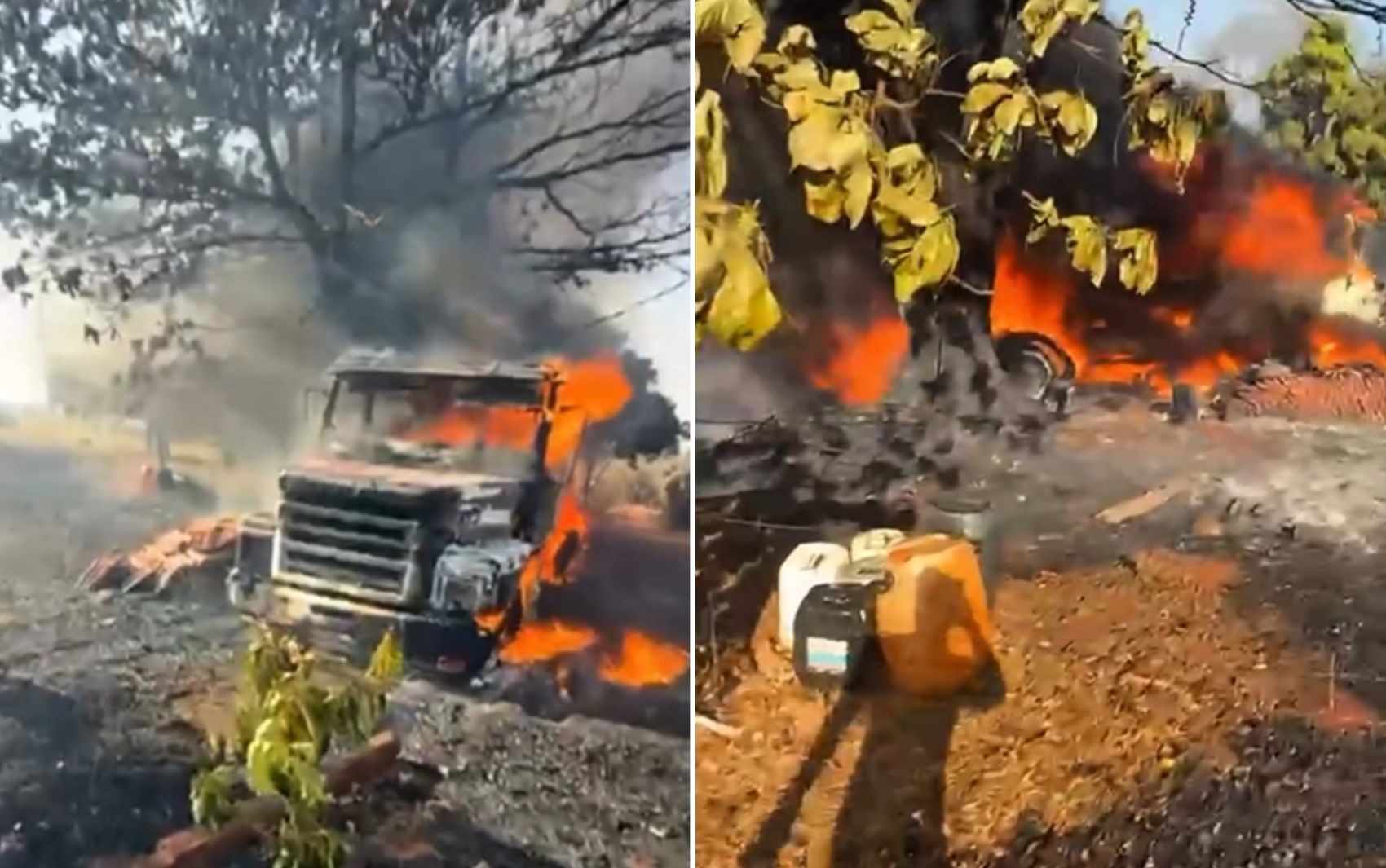 Homem é preso suspeito de causar incêndio que devastou lavoura, reserva ambiental e caminhão em Itumbiara 