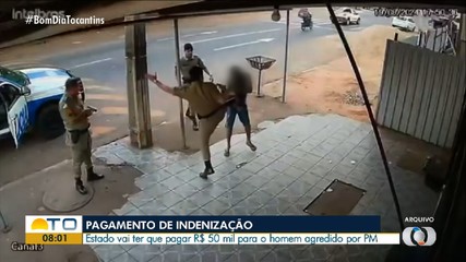 Homem agredido por PMs consegue indenização de R$ 50 mil do governo do Tocantins