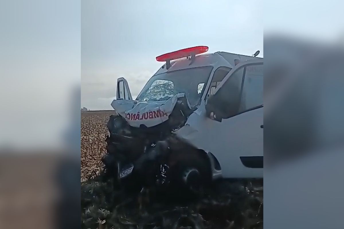 Paciente morre em acidente com ambulância que a levava para casa horas após receber alta em MS