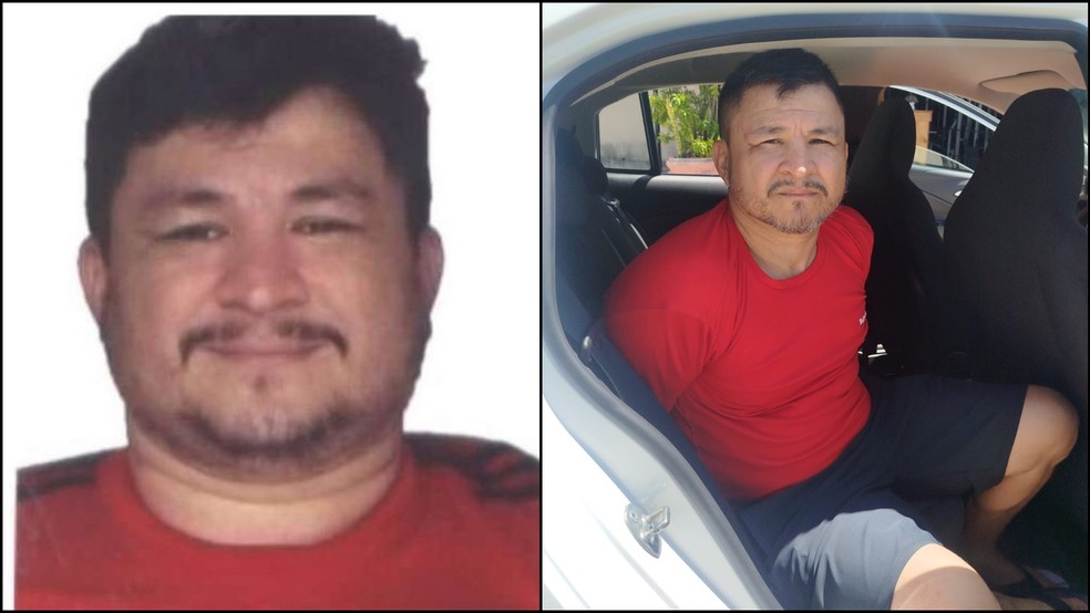 Marcos da Silva Pereira, conhecido como “Marquim Chinês”, de 46 anos, um dos fundadores da facção criminosa GDE, foi preso em Aquiraz. — Foto: Reprodução