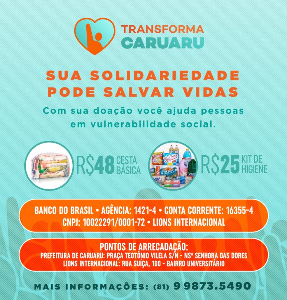 Coronavírus: 'Rede de Solidariedade' é criada para ajudar pessoas  prejudicadas pelo isolamento social, em Caruaru, Caruaru e Região