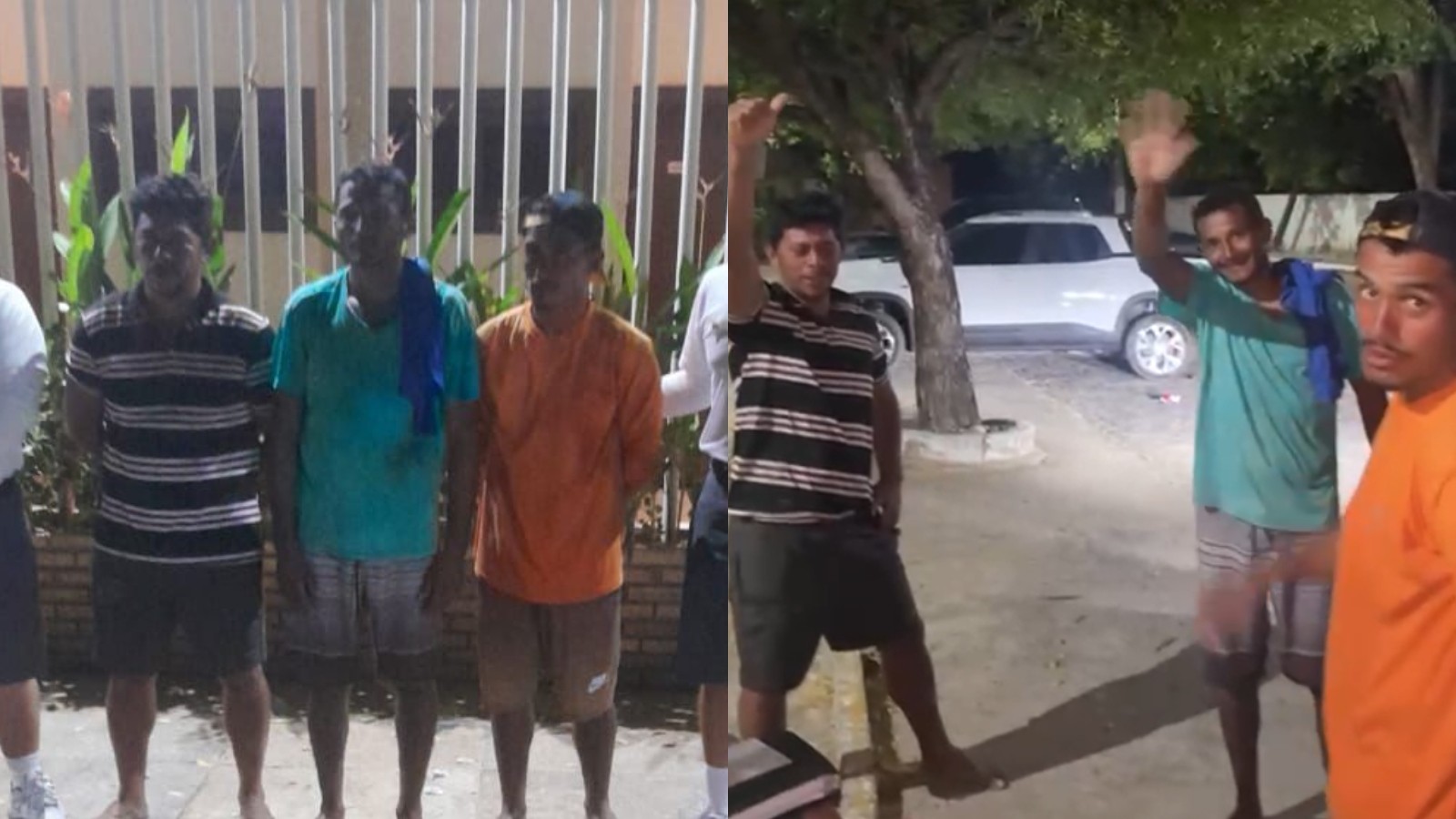 Vídeo: Pescadores são resgatados após ficar 12 horas à deriva no mar, na Grande Fortaleza
