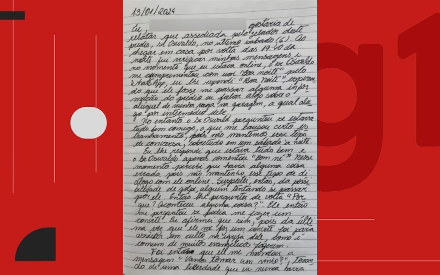Moradora agredida por zelador na BA registrou queixa de assédio em livro do condomínio; vítima foi espancada e está na UTI