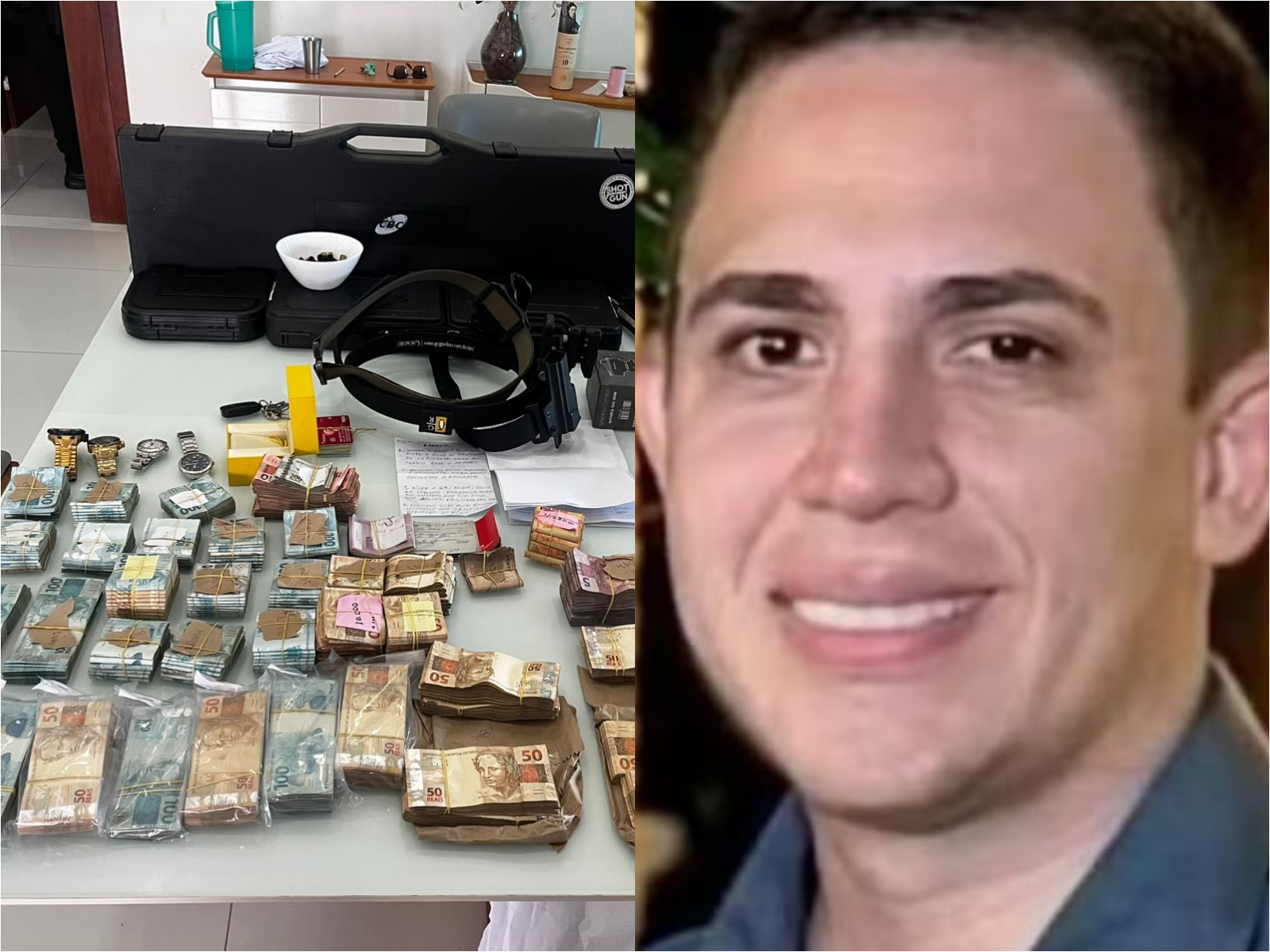 Polícia apreende R$ 434 mil em espécie em investigação sobre morte de empresário na Grande Natal