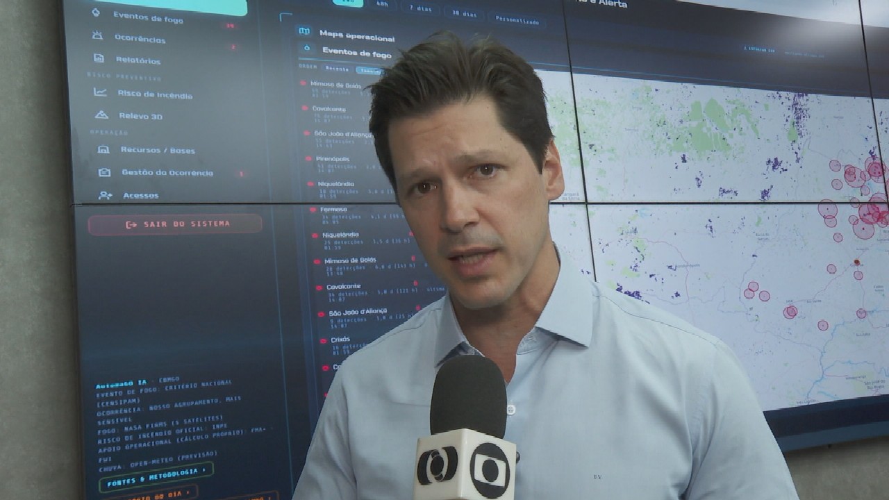 Eleições 2026: Daniel Vilela promete uso de tecnologia e aumento da atuação de bombeiros no controle de queimadas