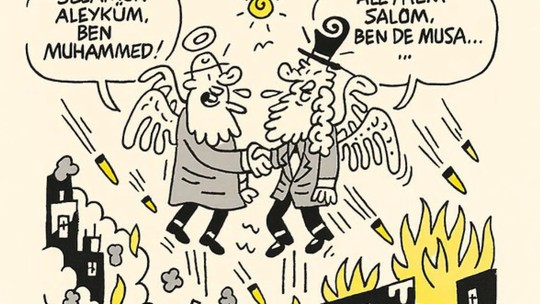 Jornalistas de revista da Turquia são presos por suposta caricatura do profeta Maomé - Houve protesto contra a publicação em Istambul nesta terça-feira (1º) e o presidente turco classificou a charge como uma 'provocação vil', dizendo que as autoridades acompanhariam de perto o processo legal.