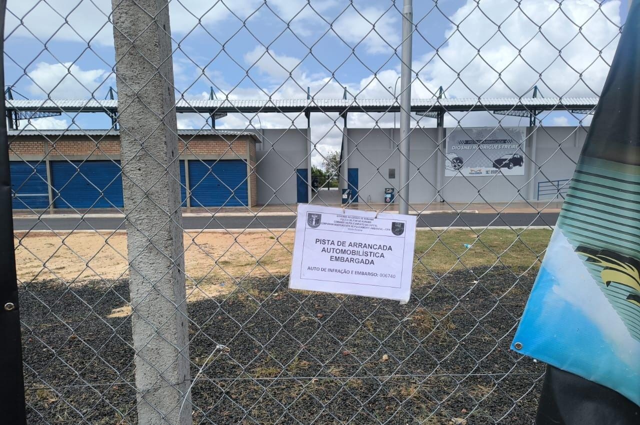 Pista de 'arrancadão' do Parque Anauá é embargada por falta de licenciamento ambiental