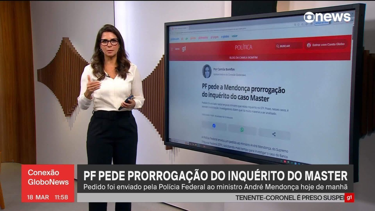 Mendonça prorroga inquérito do caso Master por 60 dias após pedido da PF