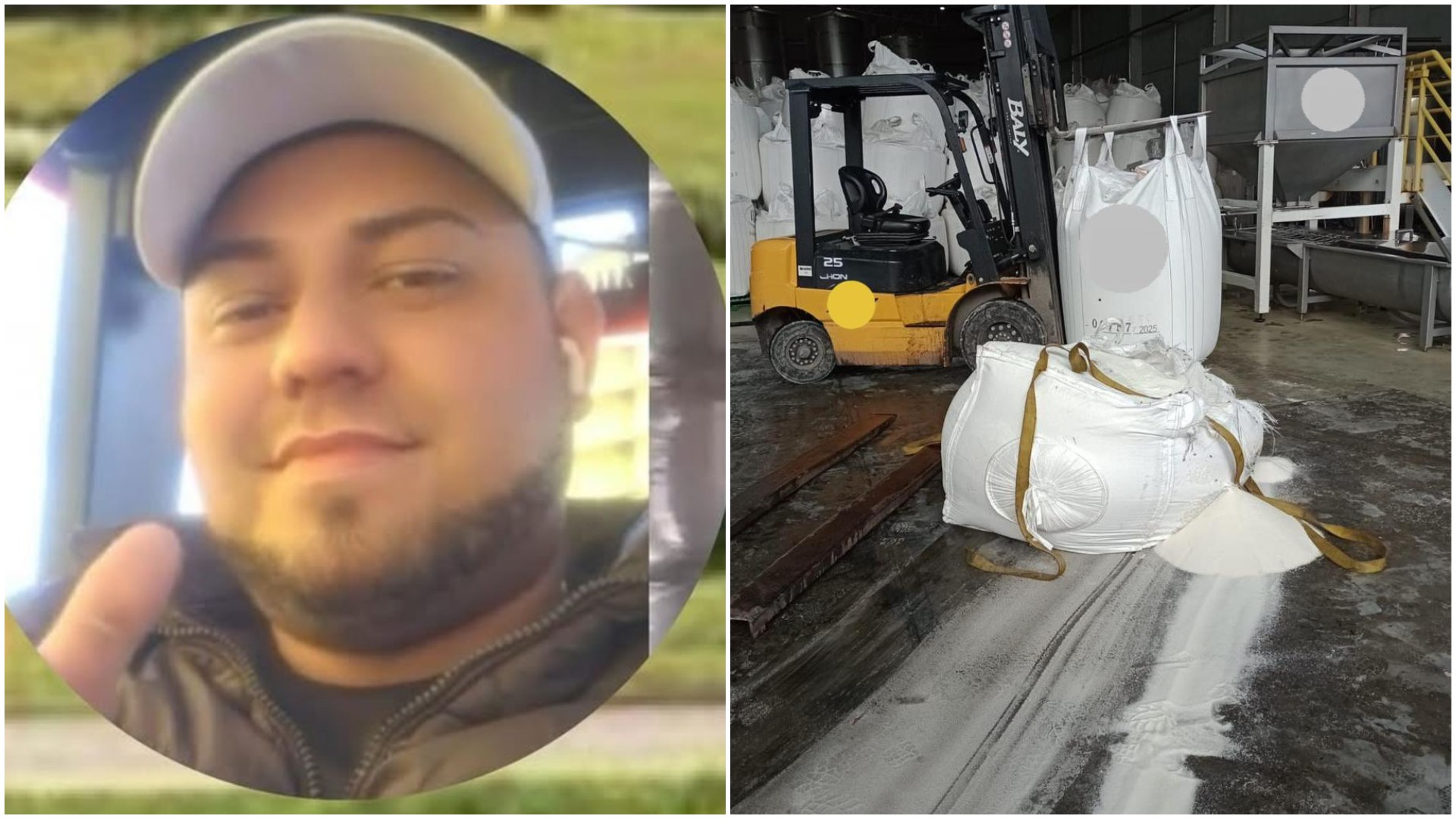 Trabalhador venezuelano morre esmagado após sacas de açúcar de uma tonelada caírem sobre ele em SC