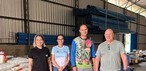 Visita Técnica do Sebrae no Sítio Nova Vida em Mâncio Lima — Foto: Sebrae/AC