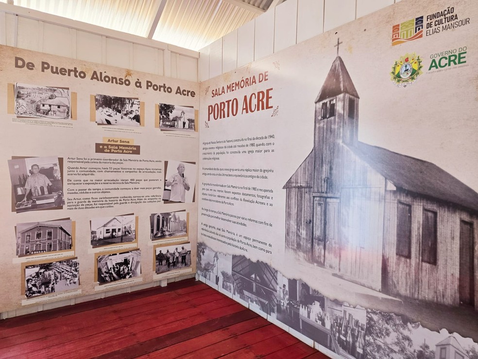 Casa Memória preserva história da Revolução Acreana — Foto: Alex Machado/FEM