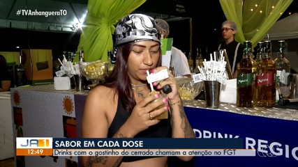 Drinks com gostinho do cerrado conquistam paladares no Festival Gastronômico