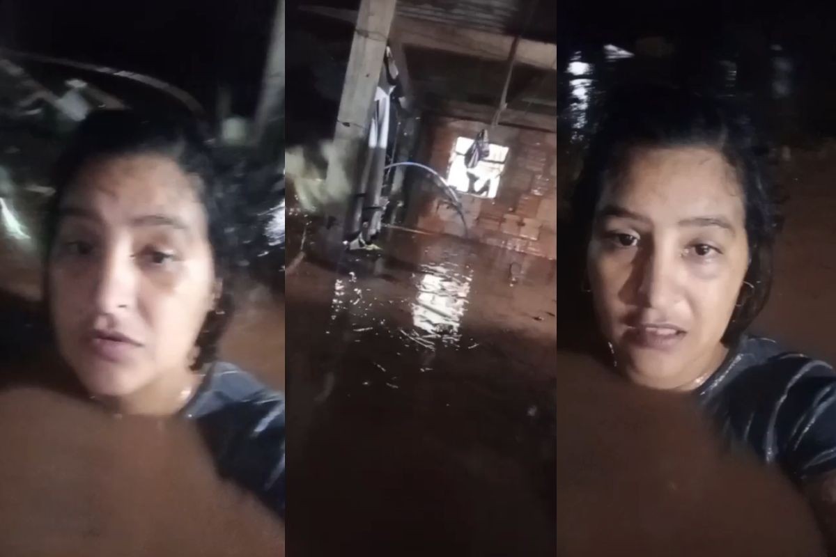 VÍDEO: temporal deixa moradores com água até o pescoço em Corumbá 