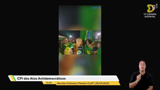 Mulher apontada como organizadora de atos terroristas em Brasília chamou golpistas para 'tomar o poder'; veja vídeo - Programa: G1 DF 