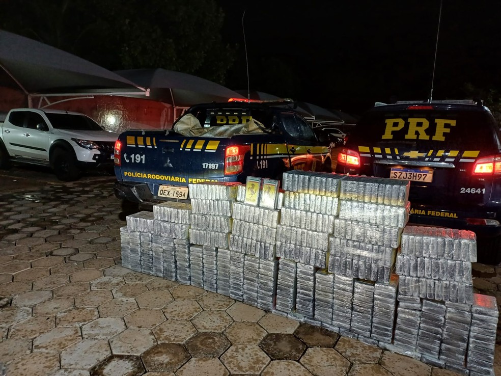 PRF apreende 500 Kg de cocaína escondidos em caminhão na BR-155, no nordeste do Pará — Foto: Ascom/PRF