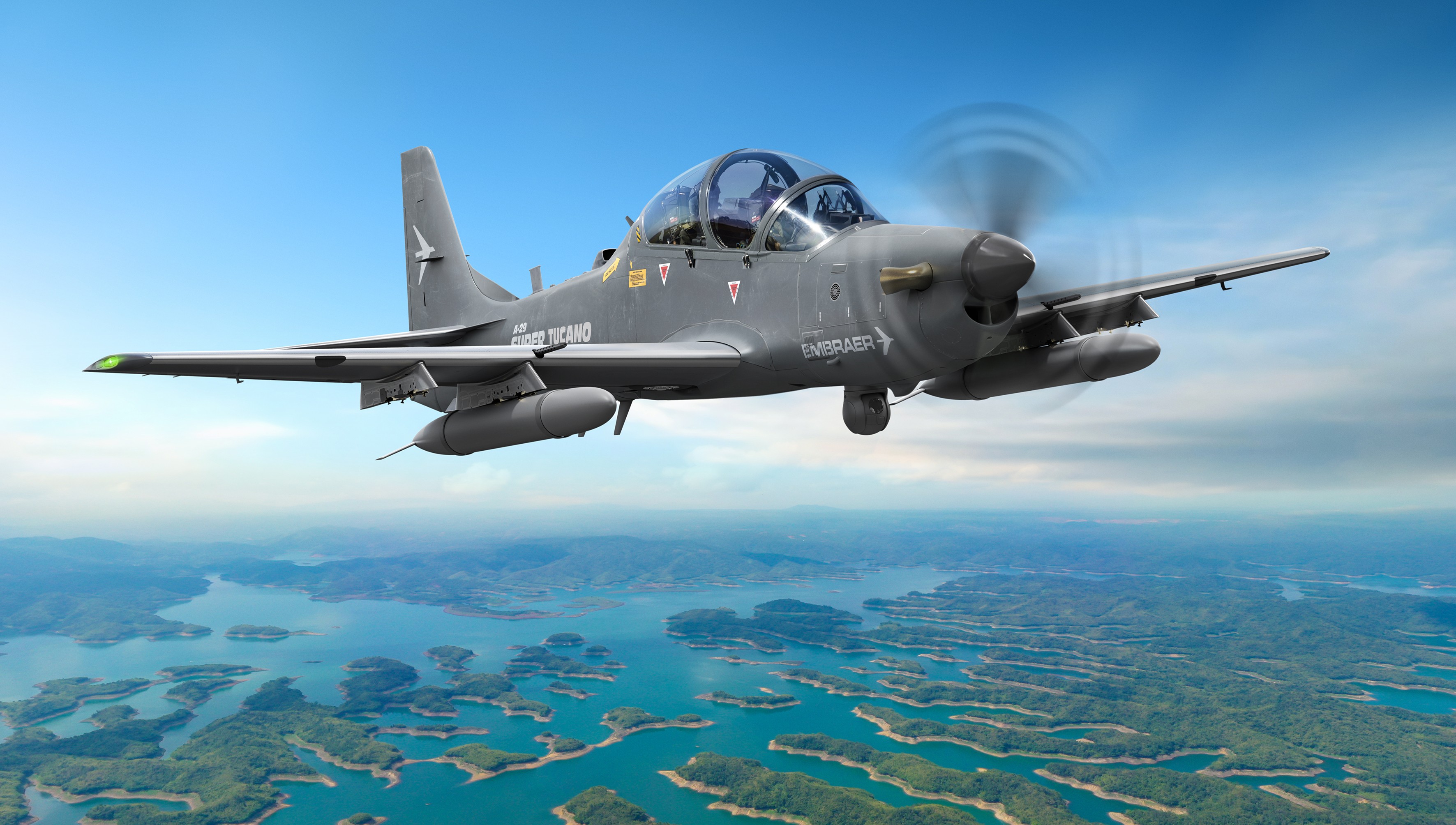 Embraer anuncia a venda de seis aviões militares do modelo Super Tucano para cliente não revelado