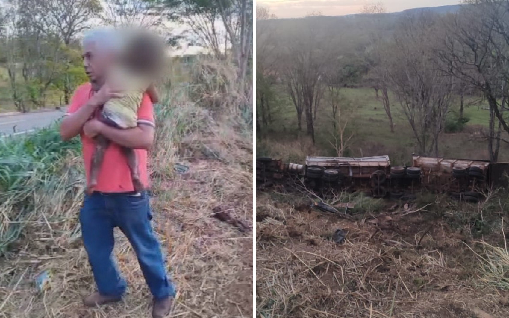 Acidente mata três pessoas, e criança sobrevive em Goiás; vídeo