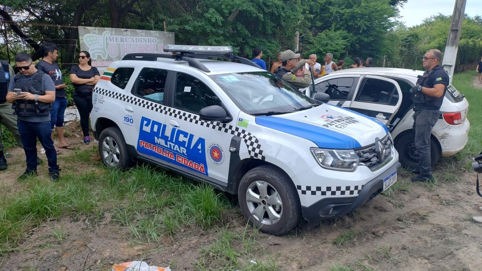Homem com tornozeleira eletrônica é encontrado morto em área de mata em Parnaíba, no Piauí — Foto: Luís Gustavo Graça/ TV Clube
