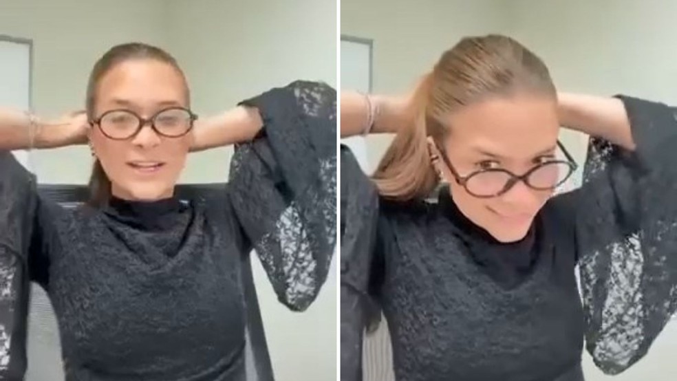 Julia Gobbo Amorim gravou vídeo afirmando que iria “dificultar a vida” de eleitores do Partido dos Trabalhadores (PT) que atuam na OAB-ES — Foto: Reprodução