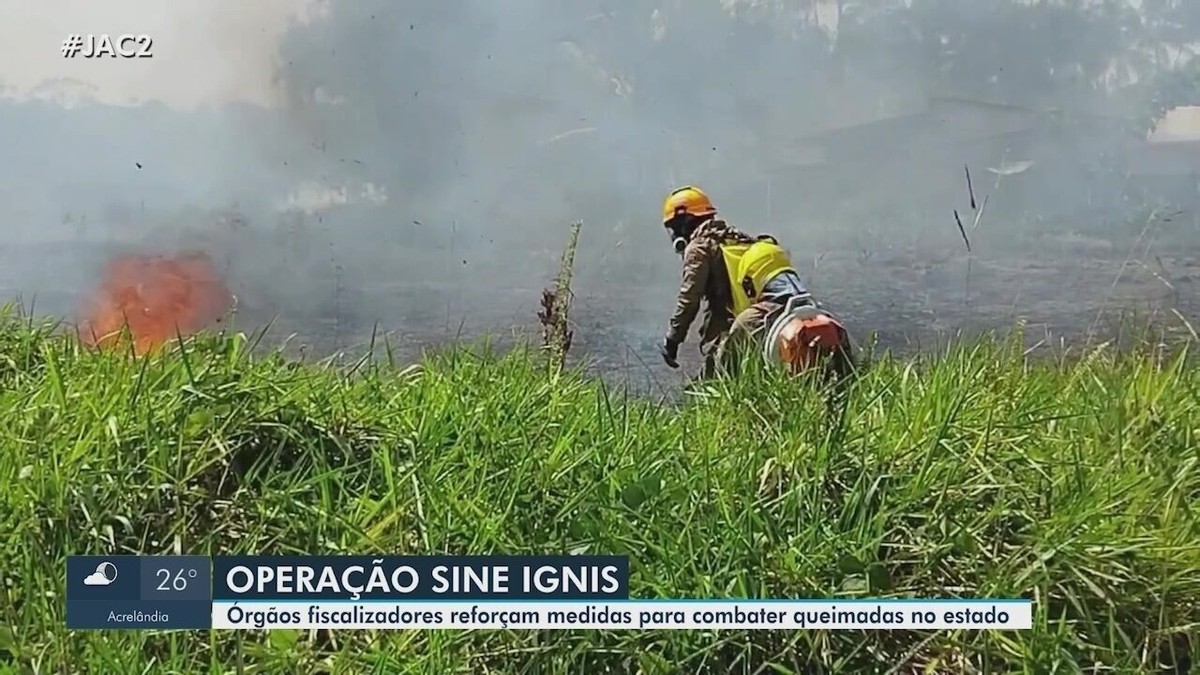 Com mais de 1,5 mil focos de incêndio, 'Operação Sem Fogo' reforça medidas de combate às queimadas no Acre