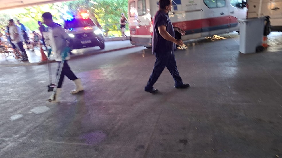 Quatro feridos foram atendidos no Hospital Monsenhor Walfredo Gurgel — Foto: Cedida