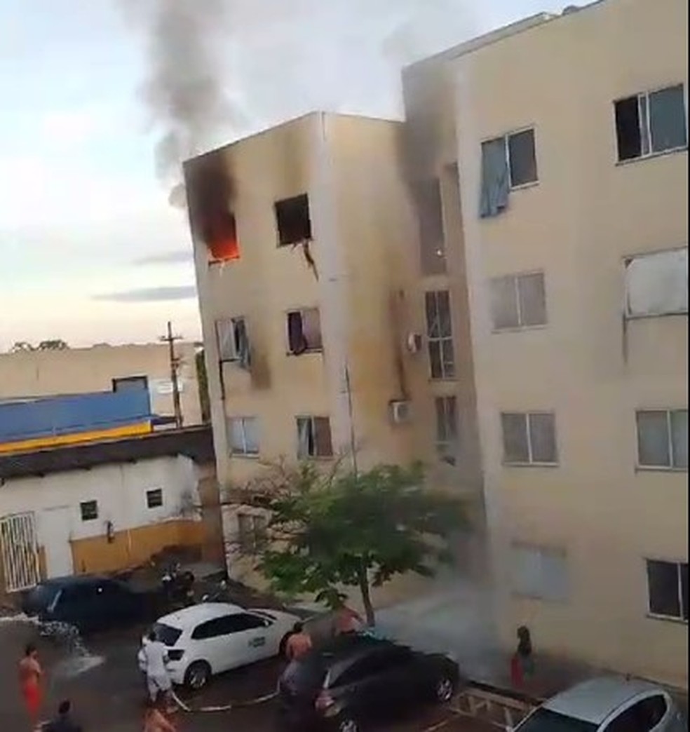 Vazamento de gás causa explosão em apartamento de Porto Velho — Foto: Redes Sociais/Reprodução